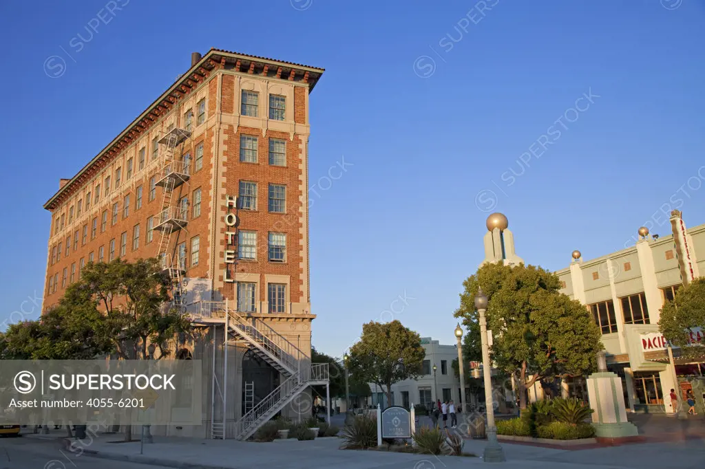 Culver Hotel in downtown Culver City, Culver Blvd, Los Angeles, California, USA