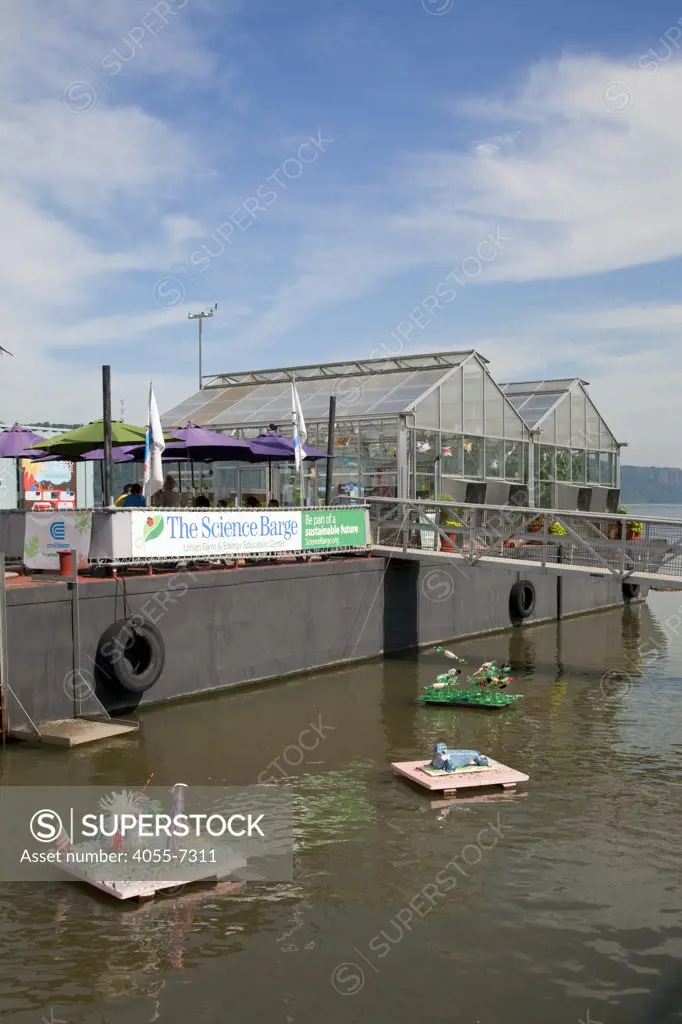 The Science Barge is a completely sustainable Urban Farm used for educating schoolchildren in the greater New York area as well as the general public.