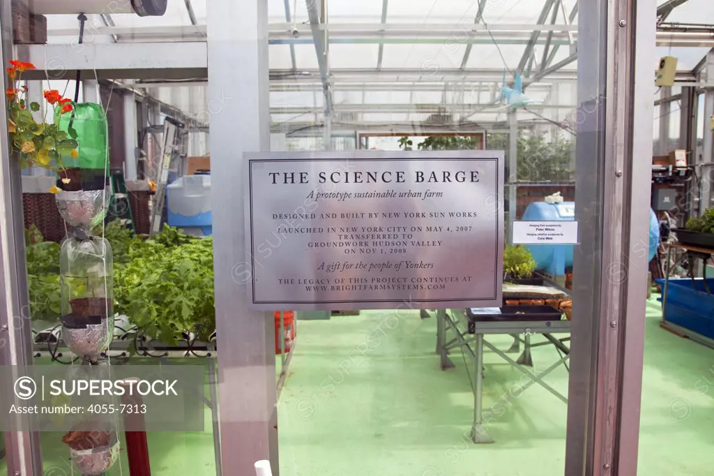 The Science Barge is a completely sustainable Urban Farm used for educating schoolchildren in the greater New York area as well as the general public.