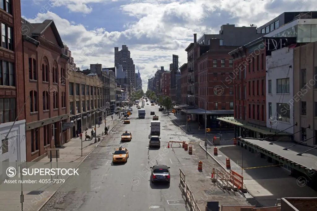 View from the High LIne Park, Chelsea, Manhattan, New York, USA