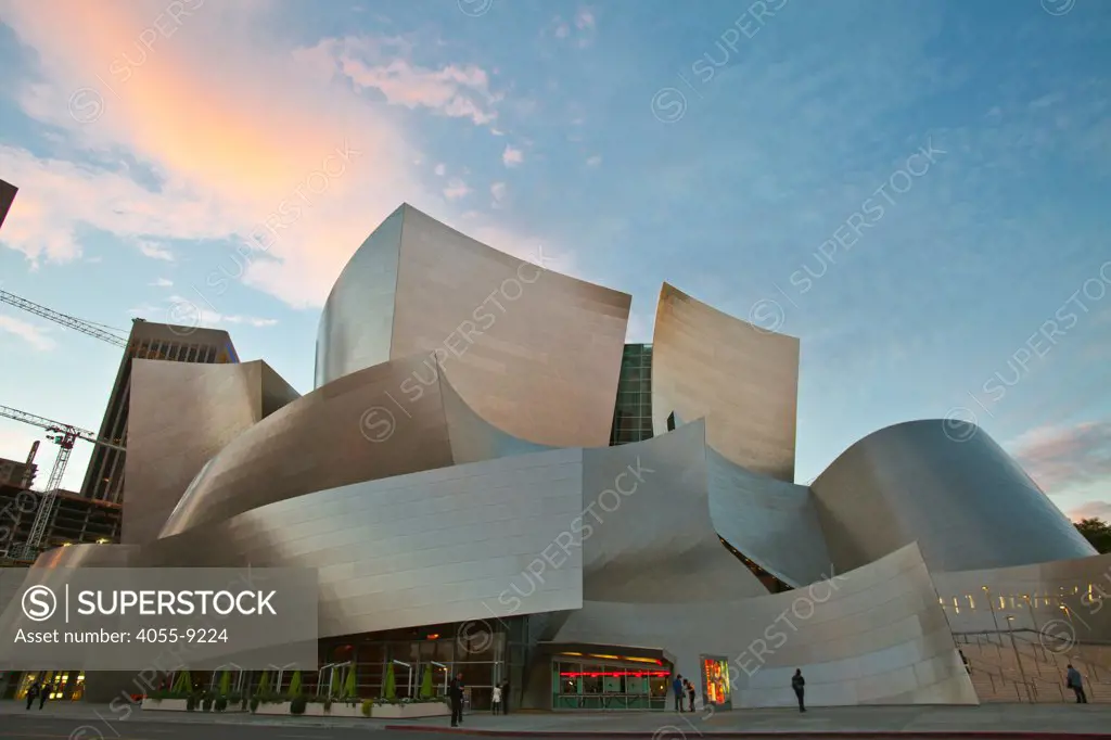 Walt Disney Concert Hall by Frank Gehry, Los Angeles Music Center, Grand Avenue, Downtown Los Angeles, California, USA
