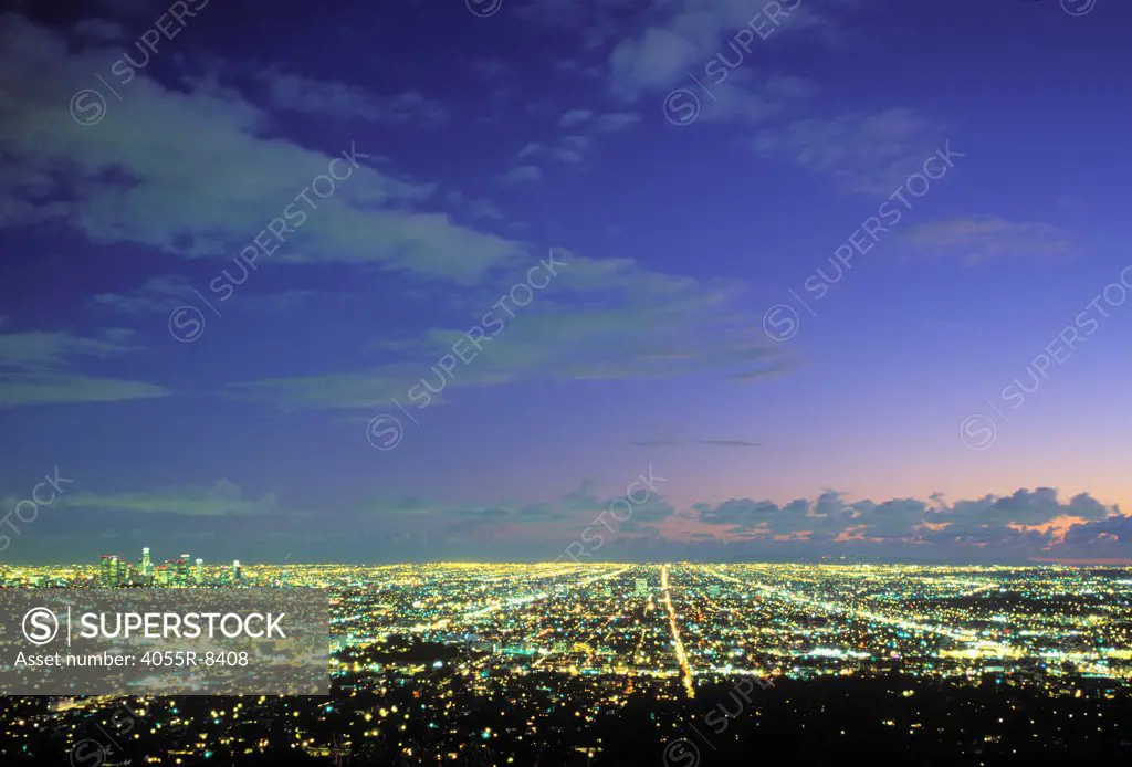 Sunset from Griffith Park, Los Angeles, California (LA)