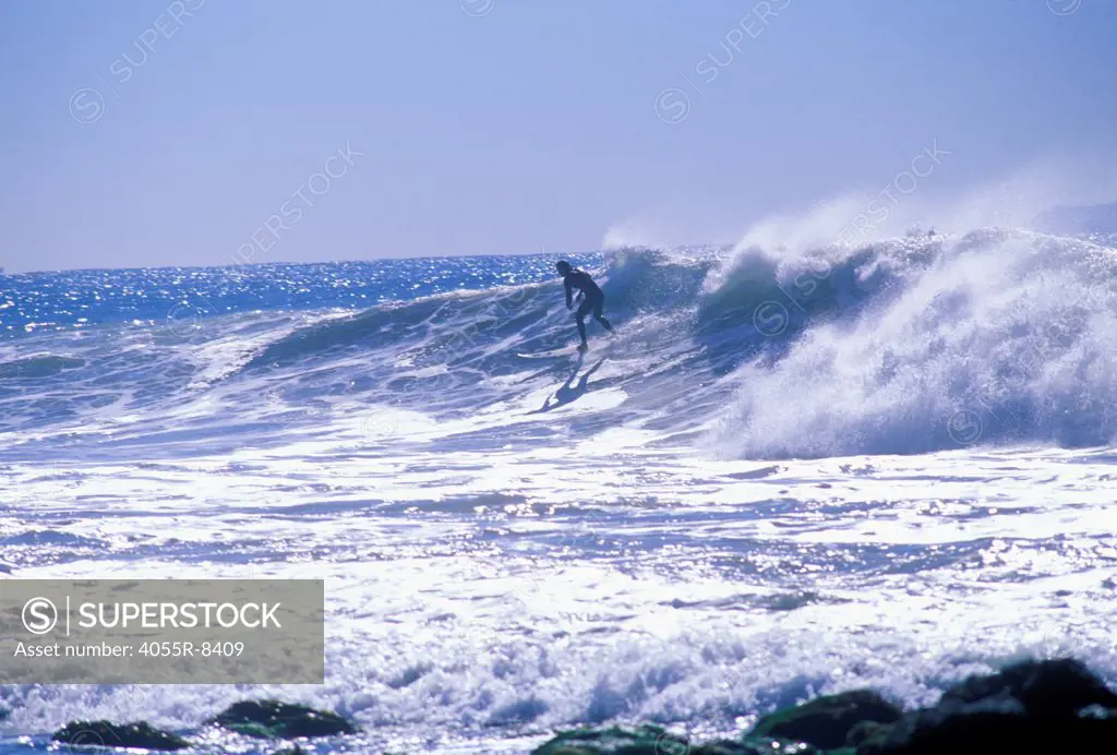 Surfers, Zuma Beach, Malibu, California (LA)