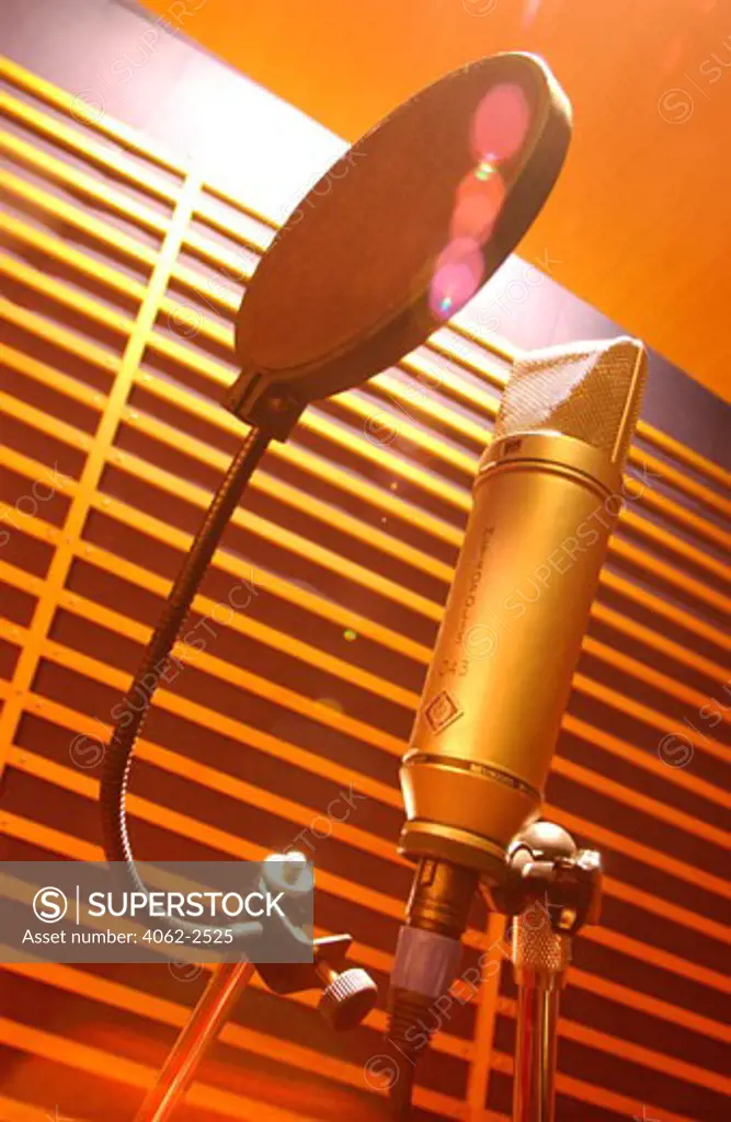 Studio Microphone; Recording Studio