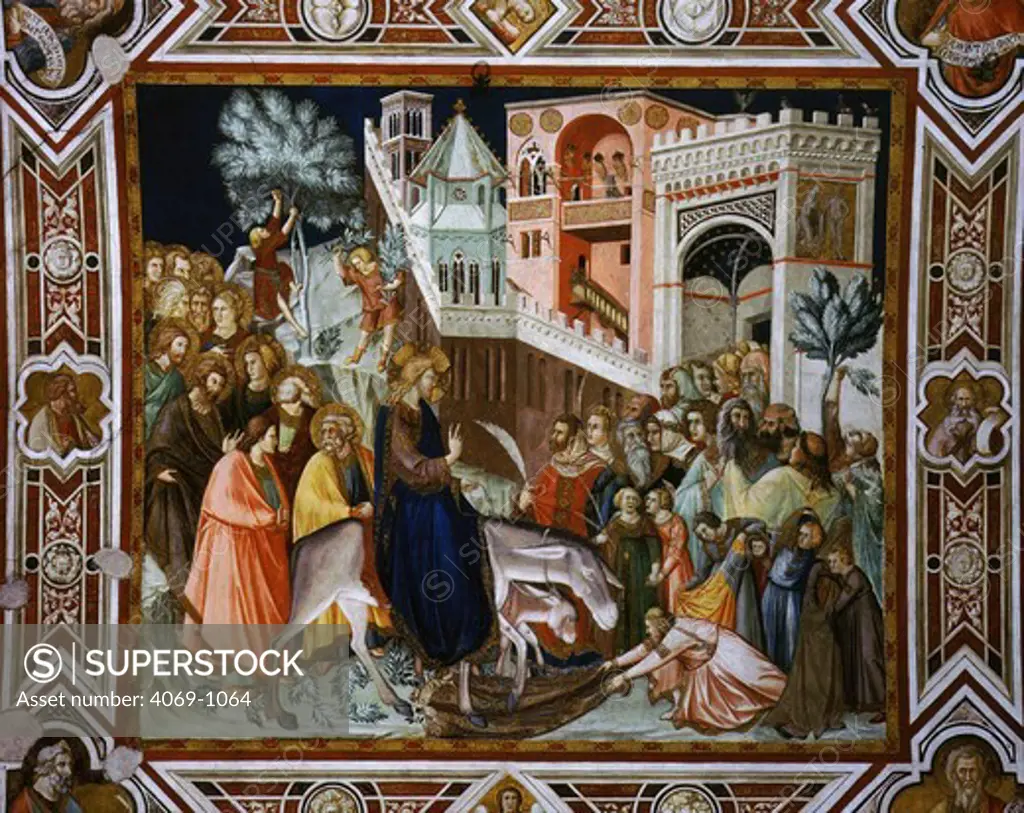 Entry of Christ into Jerusalem, fresco