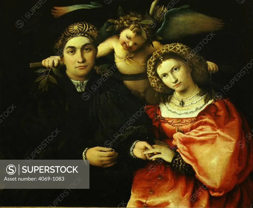 Marsilio and his wife 1523 71x84cm