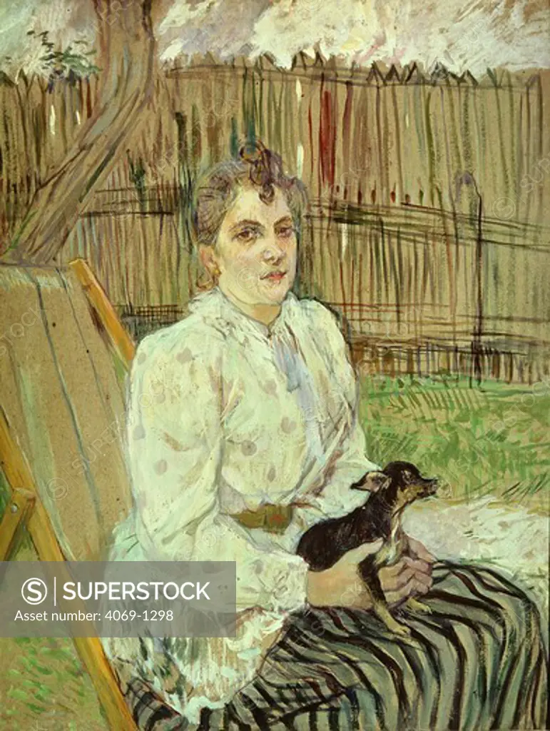 Lady with dog, 1891