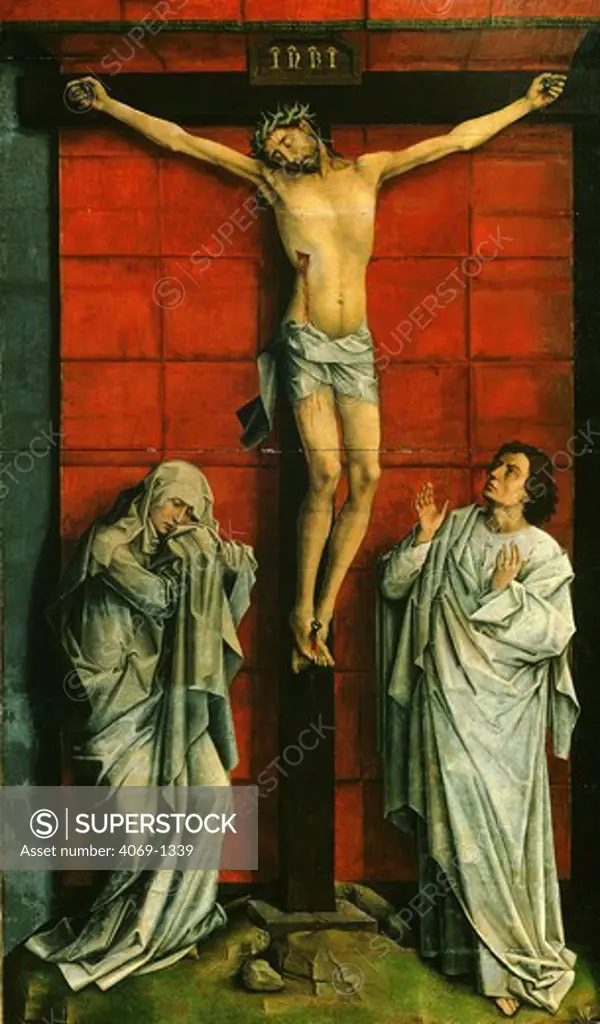 El Calvario Christ on the Cross with Mary and Saint John the Evangelist