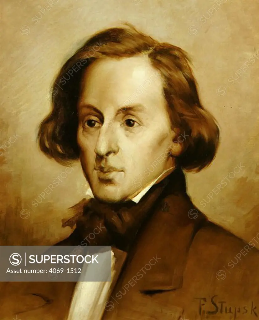 Frederic CHOPIN 1810-1849 Polish composer by Feliks Stupski