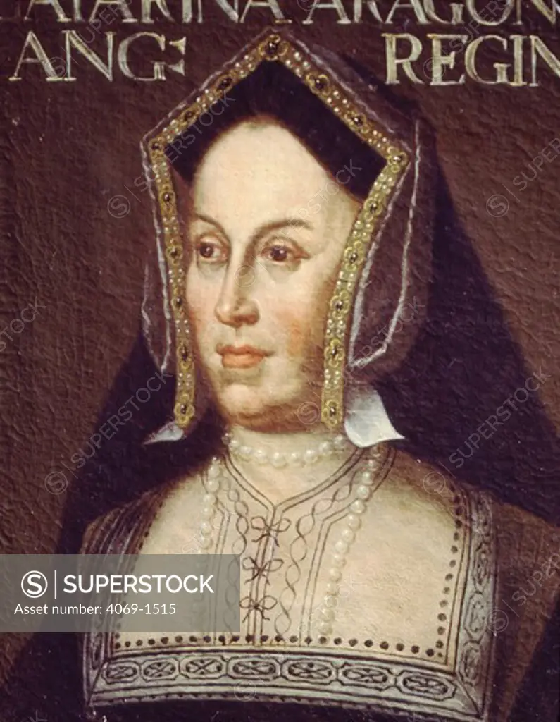 Queen CATHERINE of Aragon, 1485-1536, wife of King Henry VIII, 17th century
