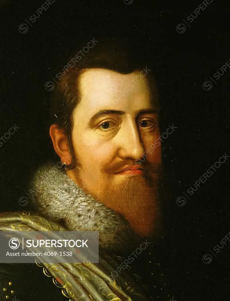 King CHRISTIAN IV of Denmark 1588-1648, painted 1611