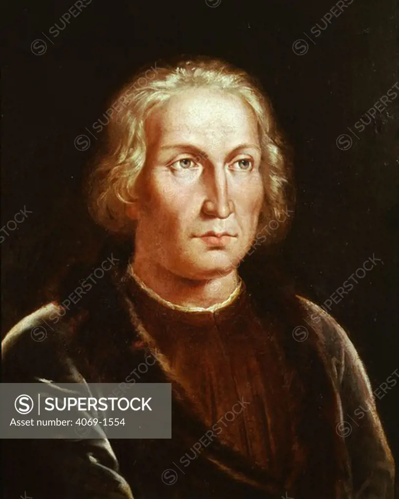 Christopher COLUMBUS, or Cristobal Colon, 1451-1506, Genoese explorer