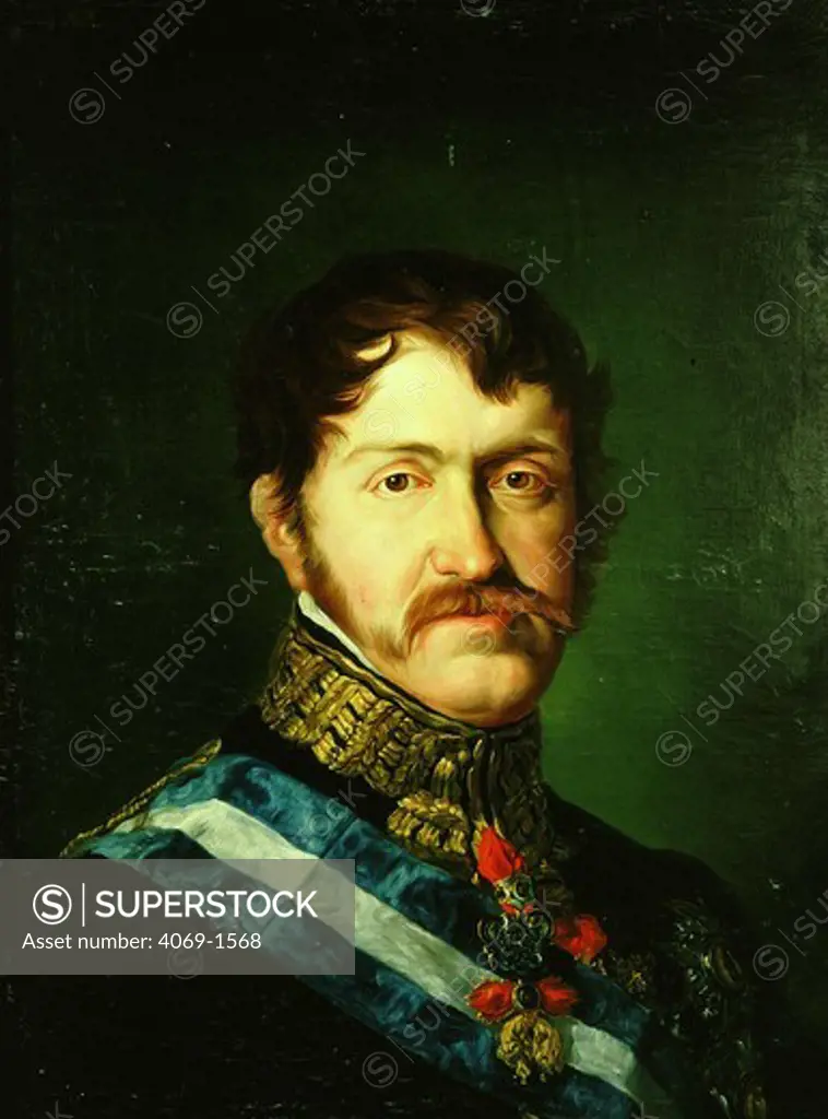 CHARLES V, 1788-1855, King of Spain 1833-45, or Carlos Maria Isidro de Bourbon, 1788-1855