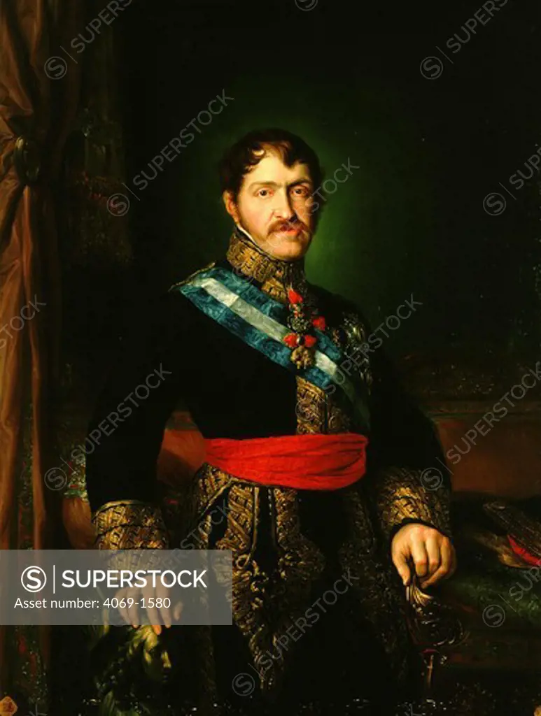 CHARLES V, 1788-1855, King of Spain 1833-45, or Carlos Maria Isidro de Bourbon