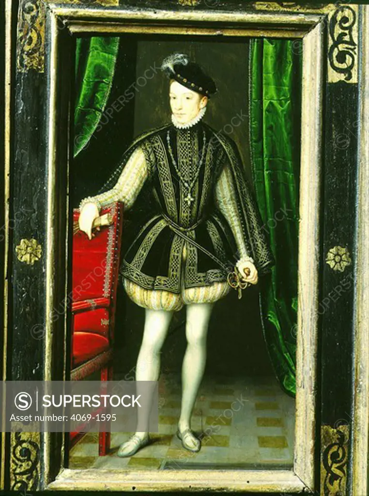 King CHARLES IX of France, 1550-74, as young man