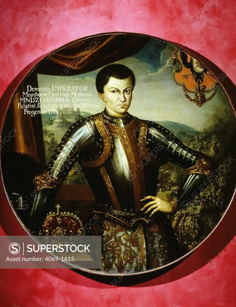 False Tsar DMITR, Jurij Otrepev, crowned May 8 and assassinated May 16 1606, painted 18th century