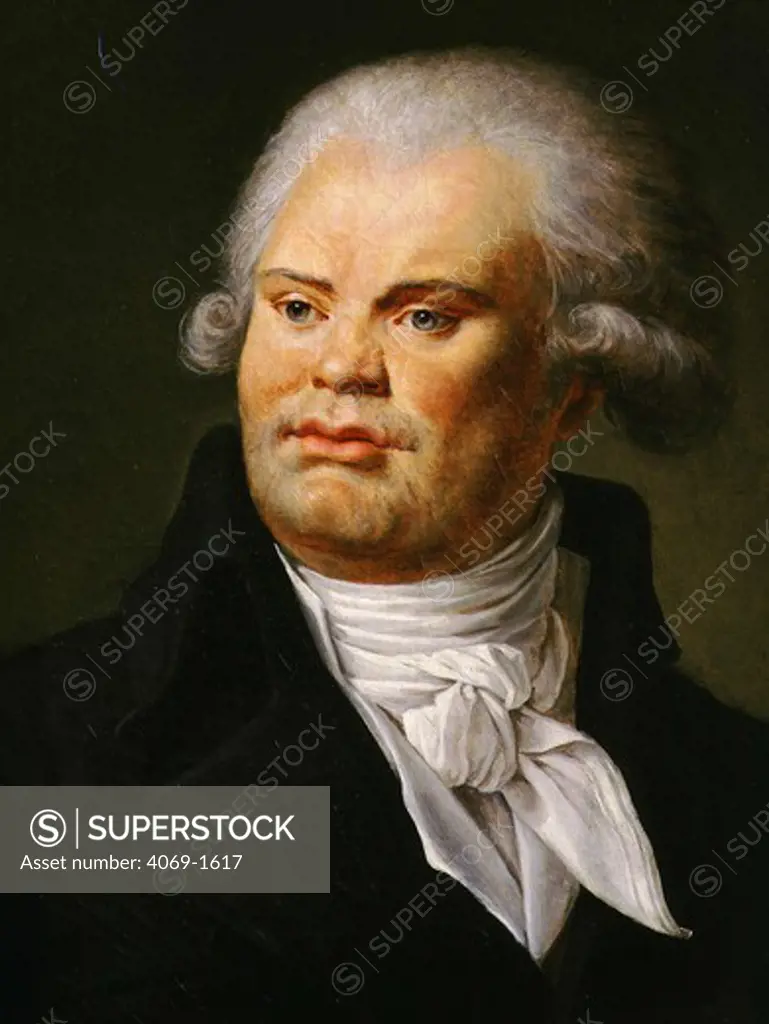 Georges DANTON, 1759-94 French revolutionary leader and orator, 18th century French school