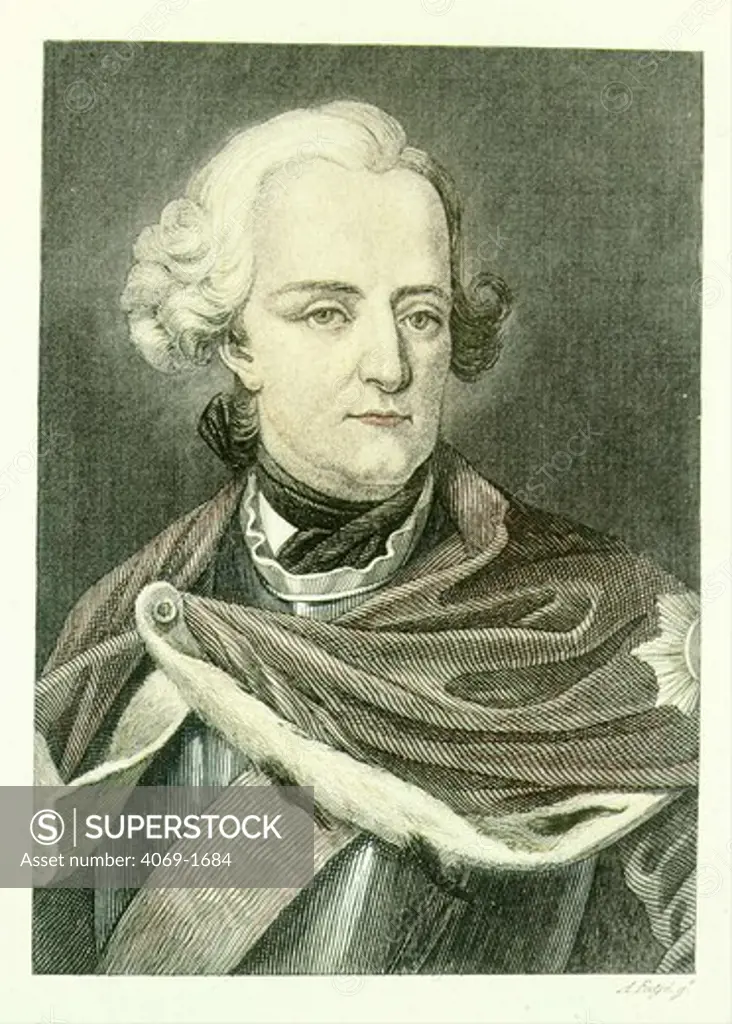 FREDERICK II, 1712-1786, called Frederick the Great, King of Prussia