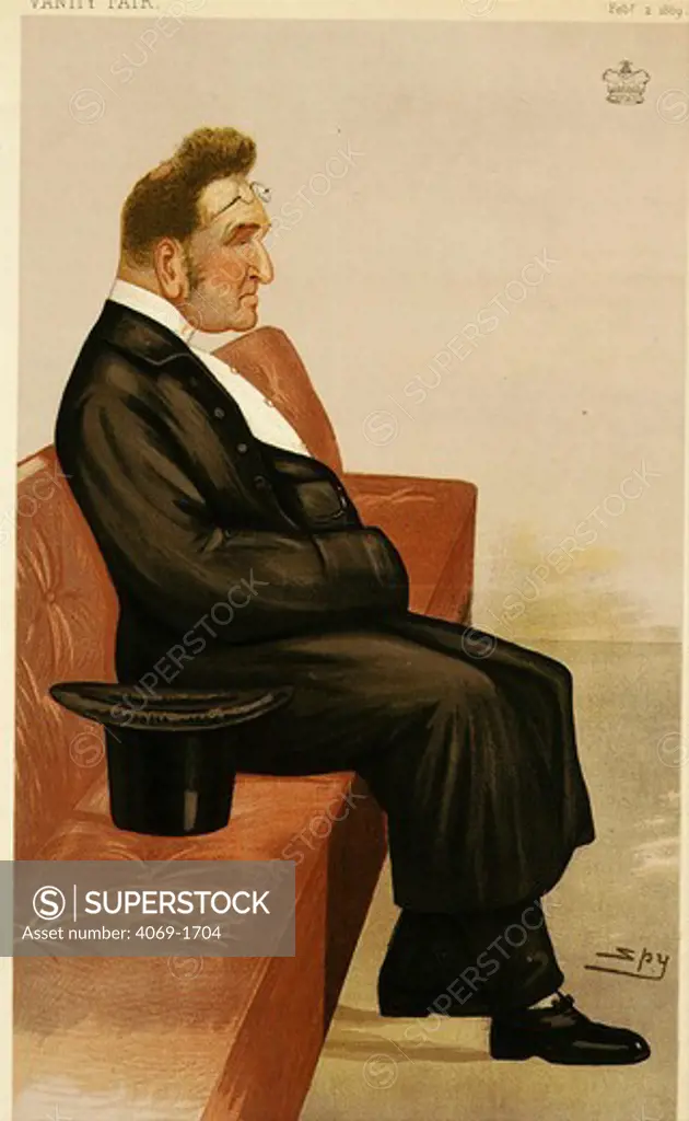 Sir Edmund Beckett GRIMTHORPE, 1st Baron, 1816-1905, lawyer, politician and mechanician, February 2, 1889
