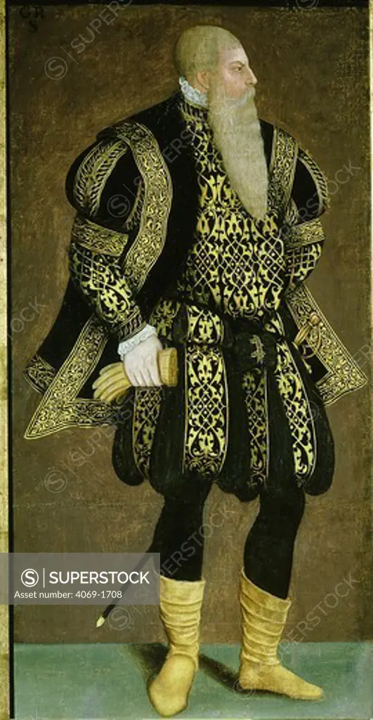 King GUSTAVUS I Vasa of Sweden 1496-1560 painted 1558 by W. Boy