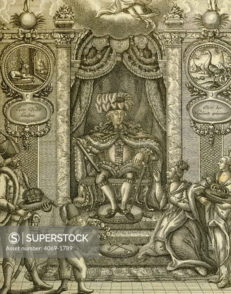 Emperor LEOPOLD II of Austria 1747-1792 engraving