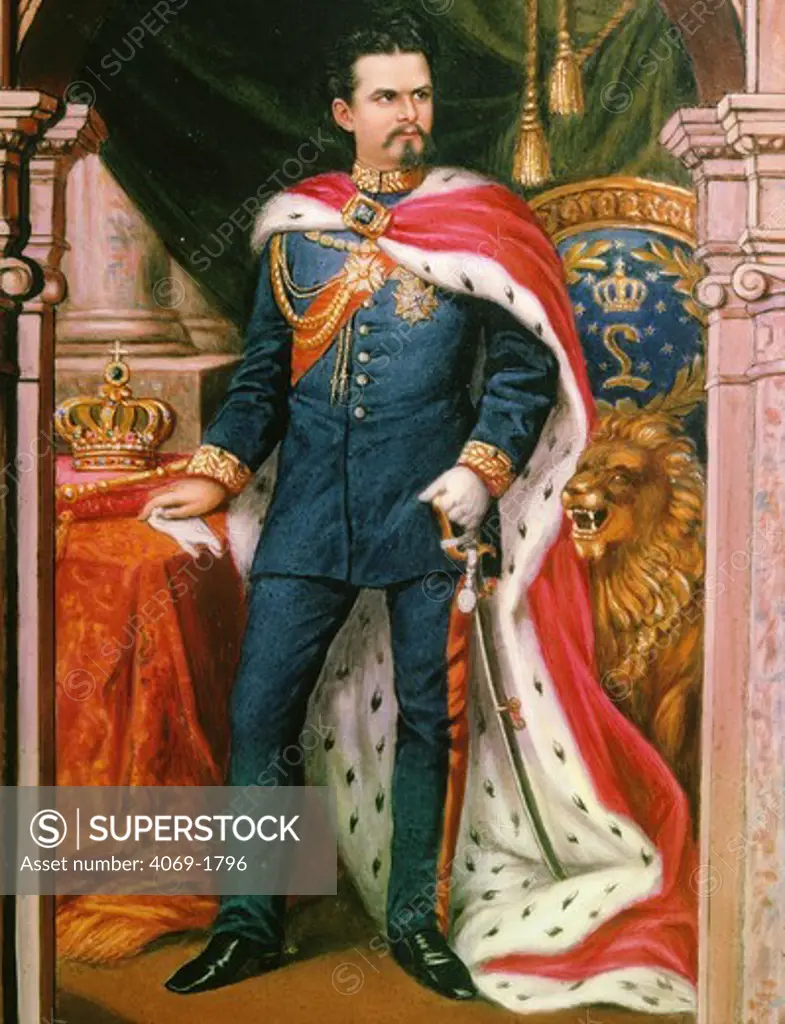 LUDWIG II 1845-86 King of Bavaria