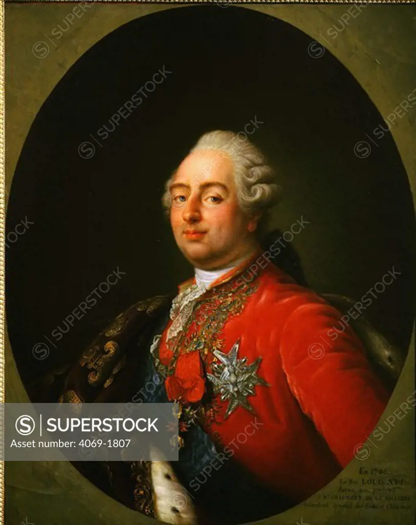 LOUIS XVI (1754-93), painted before 1786