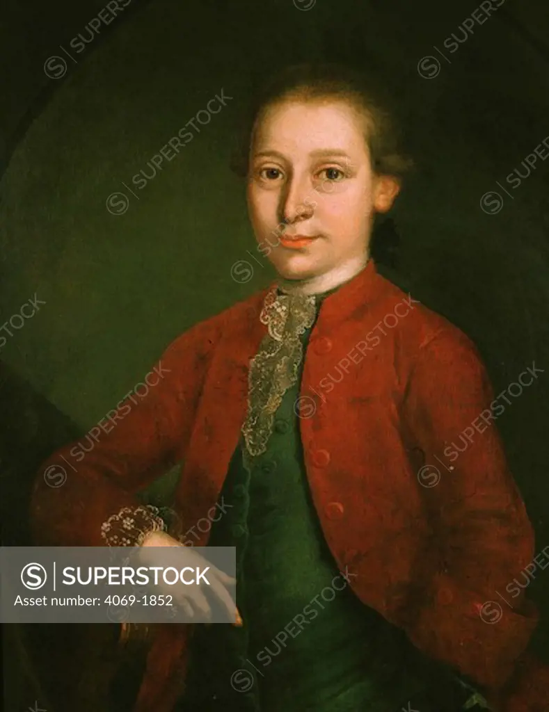 Wolfgang Amadeus MOZART 1756-1791 Austrian composer, as young man, 18th century