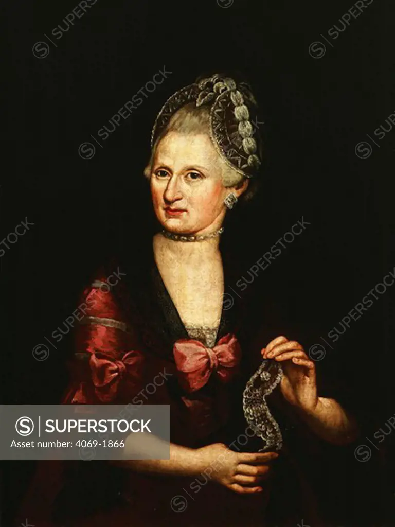 Anna Maria MOZART, mother of Wolfgang Amadeus Mozart, 1756-91, Austrian composer