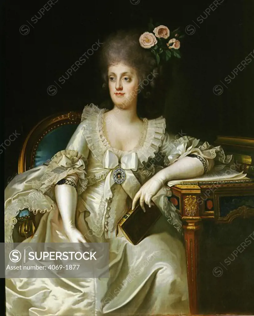 Maria Carolina of Austria 1752-1814 wife of King Ferdinand IV King of 2 Sicilies sister of Marie Antoinette by Landini