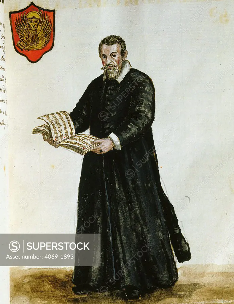 Claudio MONTEVERDI, 1567-1643, with music from Grevenbroeck manuscript 17th century