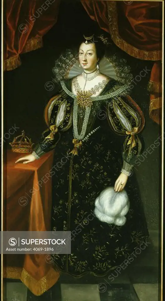 MARIA Eleonora of Brandenburg, 1599-1665, Queen of Sweden, wife of Gustavus Adolphus, married 1620