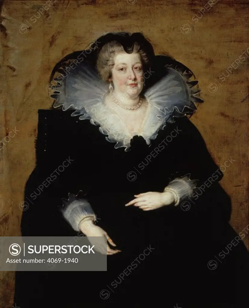Marie de MEDICI, 1573-1642, Italian, Queen Consort of King Henry IV of France, painted c. 1622-25