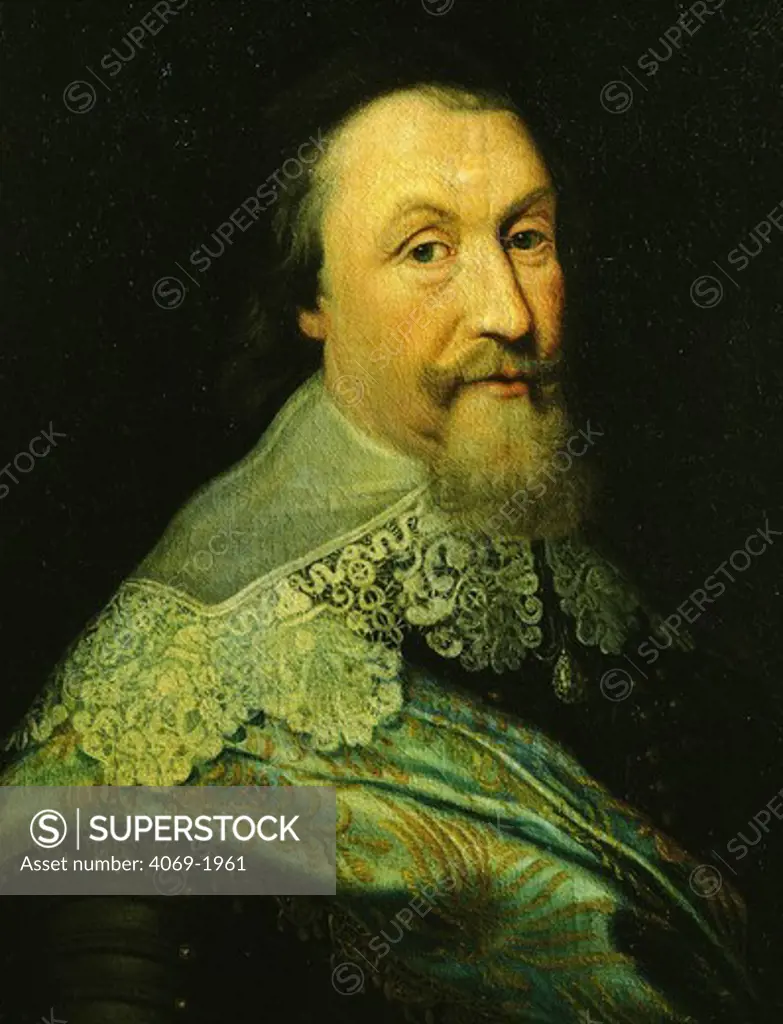 Count Axel OXENSTIERNA af SÜdermÜre, 1583-1654, Swedish Lord High Chancellor, member of Queen Christina's Privy Council, and Governor General of Prussia during 30 Years' War