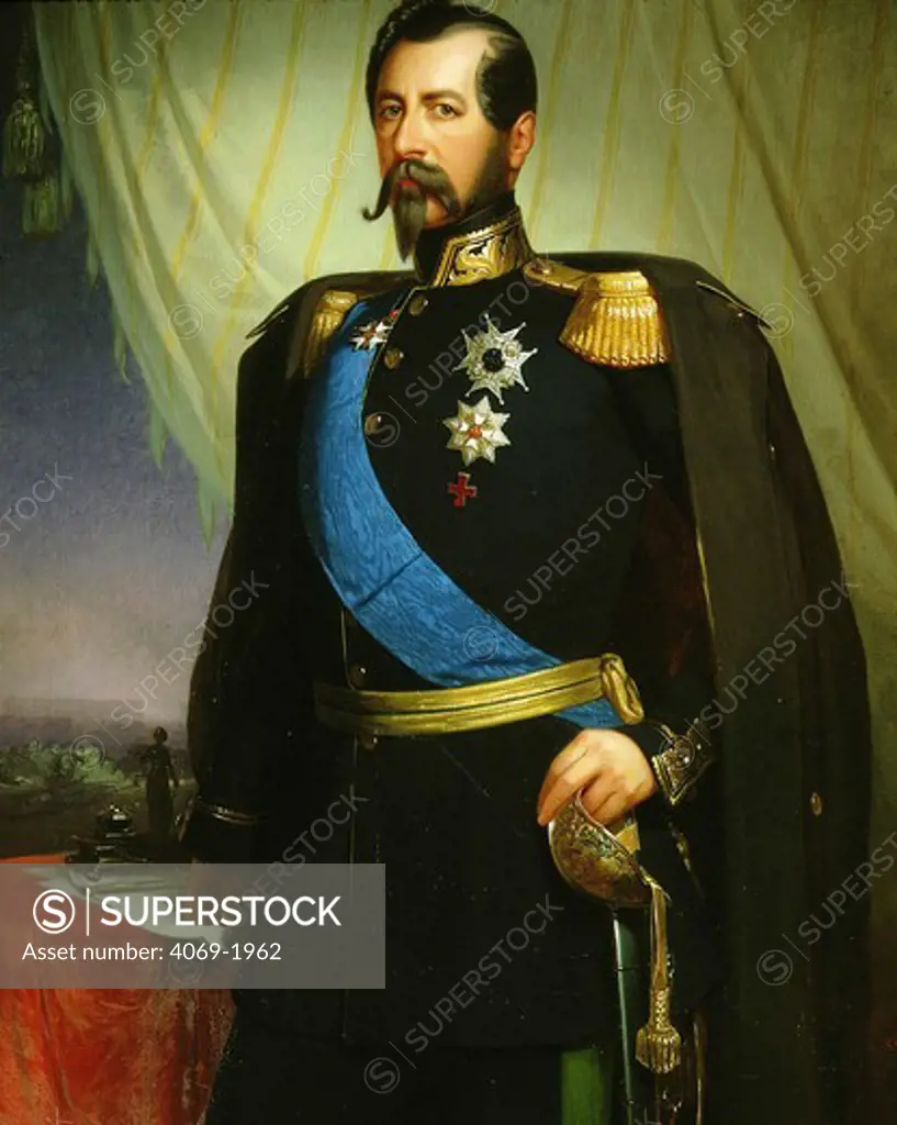 King OSCAR I Bernadotte of Sweden and Norway 1799-1859, by 19th century artist