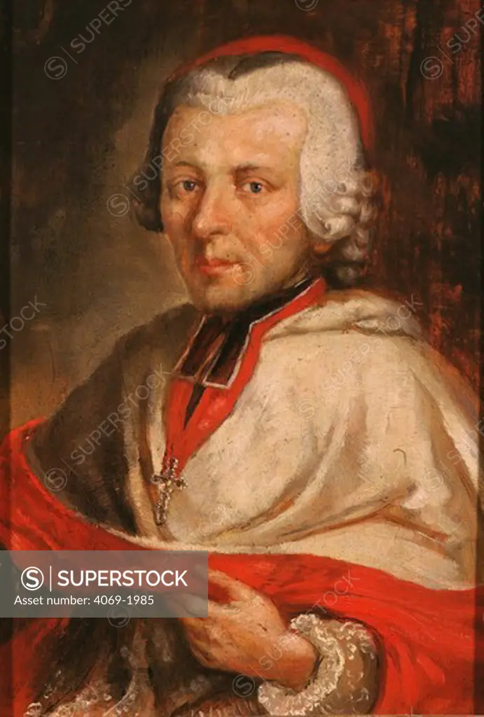 Archbishop Hieronimus Joseph Franz de PAULA, Count of Colloredo, 18th century