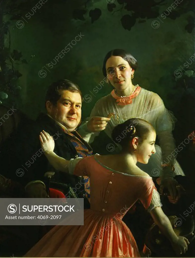Russian family TURCANOV in 1848