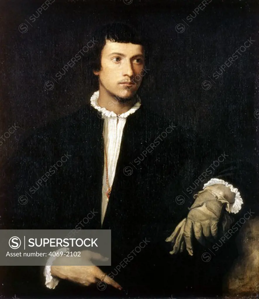 Man with a glove ca. 1520
