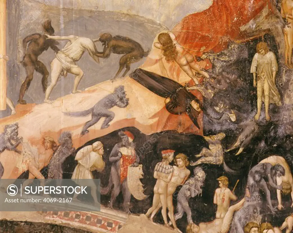 Hell from Last Judgement fresco detail