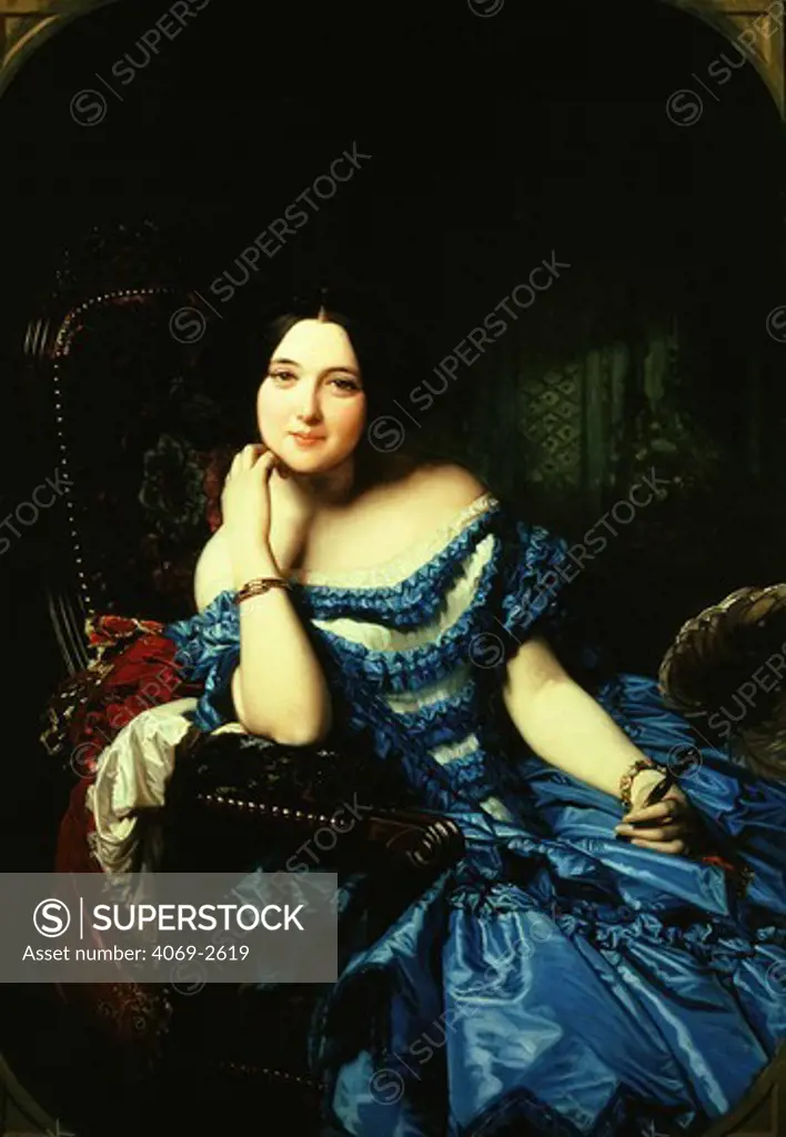 Portrait of Amalia De Llano U Dotres, 1821-74, Countess of VILCHES, c. 1853
