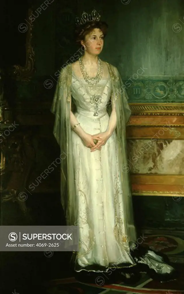 Queen VICTORIA Eugenia, 1887-1969, Queen of Spain wife of Alfonso XIII, 1906
