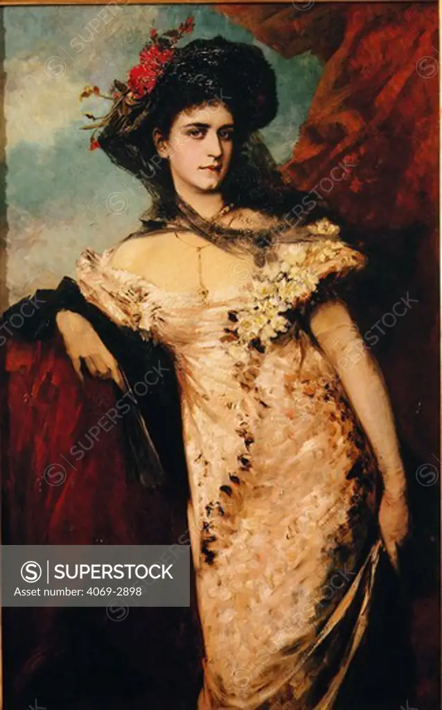 Portrait of Fransiska CHARLEMONT, 1878