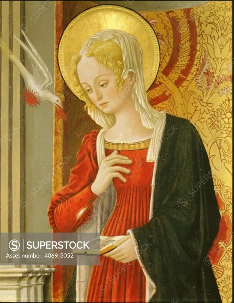 Virgin Mary, from Annunciation with Saint Luke
