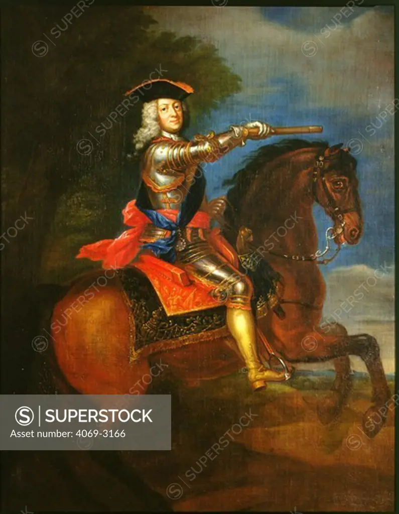 Portrait of George I, 1660-1727 King of England