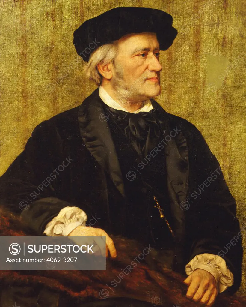 Portrait of Richard WAGNER, 1813-83 German composer