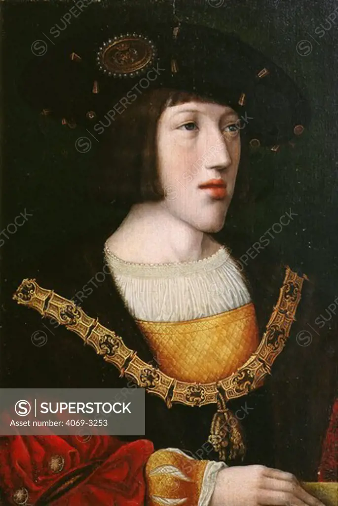 Portrait of CHARLES V, 1500-58 Holy Roman Emperor