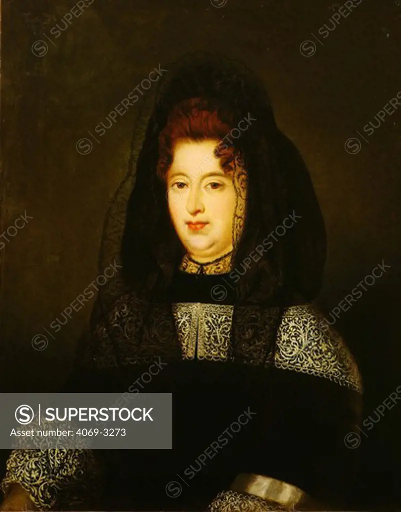 Portrait of Madame de MAINTENON, 2nd wife of Louis XIV, 1638-1715, King of France, 1684