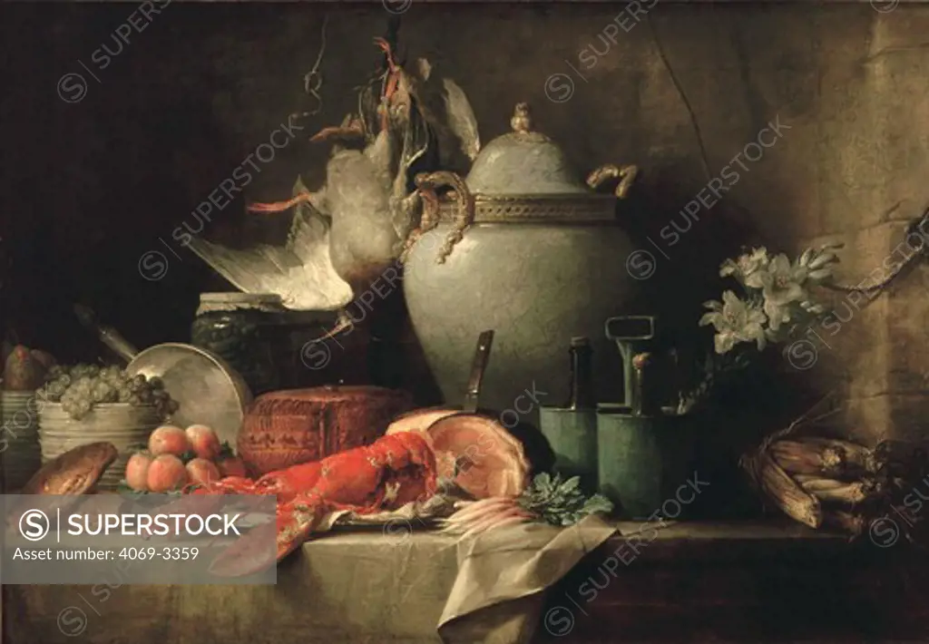 Still life with lobster, 1817