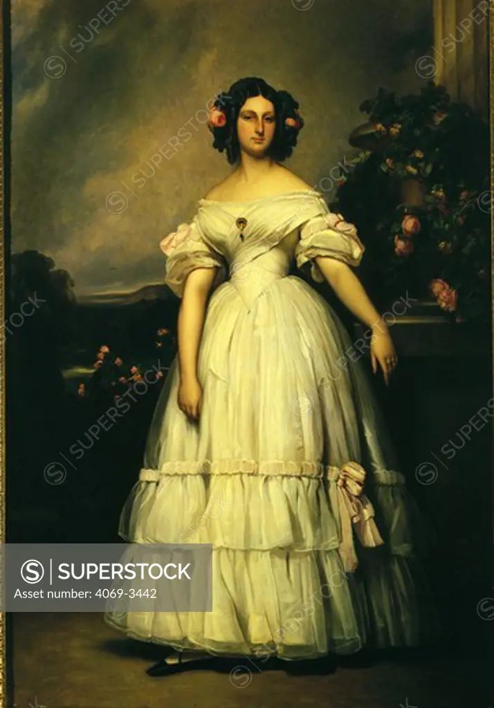 MARIA Clementina Carolina of Orlans, 1817-1907 Princess of Saxe-Coburg and Gotha, 1845 (MV 5200)