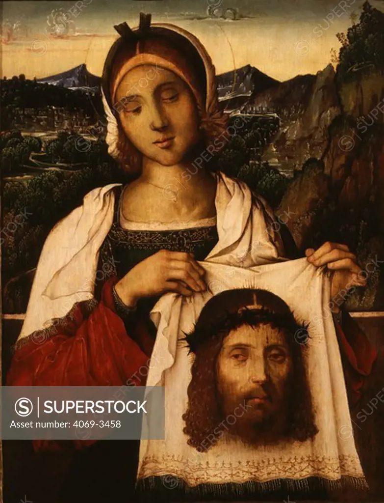 Saint VERONICA with veil of Jesus Christ